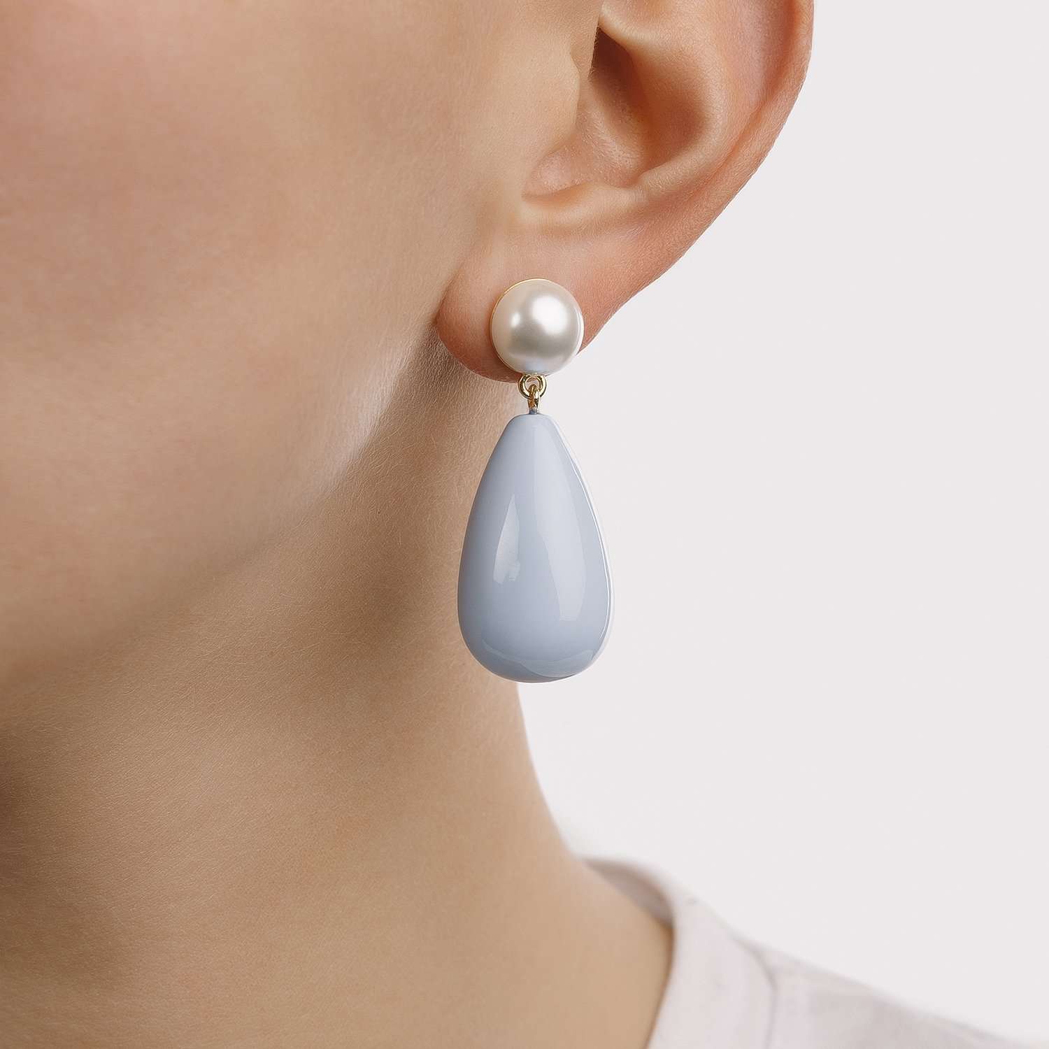 Pearl Mix Drop Earrings