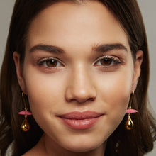 Load image into Gallery viewer, Pink Lips Earrings

