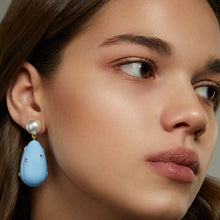 Load image into Gallery viewer, Drop Earrings with Stars
