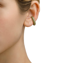 Load image into Gallery viewer, Crystal Ear Cuff - Green
