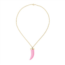 Load image into Gallery viewer, Pink Fang Necklace

