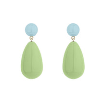 Load image into Gallery viewer, Mint Green Drop Earrings
