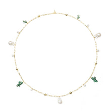 Load image into Gallery viewer, Pearl and Cactus Necklace
