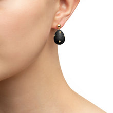Load image into Gallery viewer, Black Mini Drop Earrings
