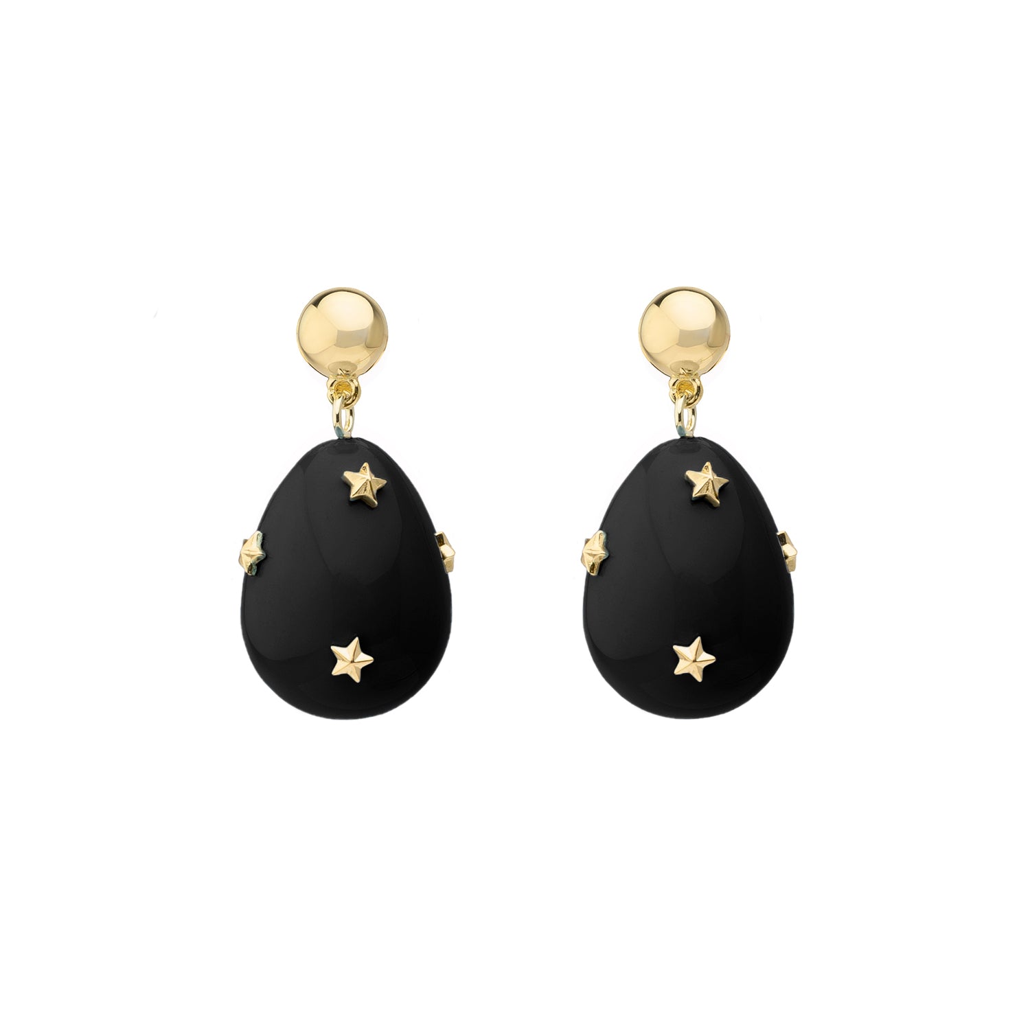 Mini Star-Drop Earrings