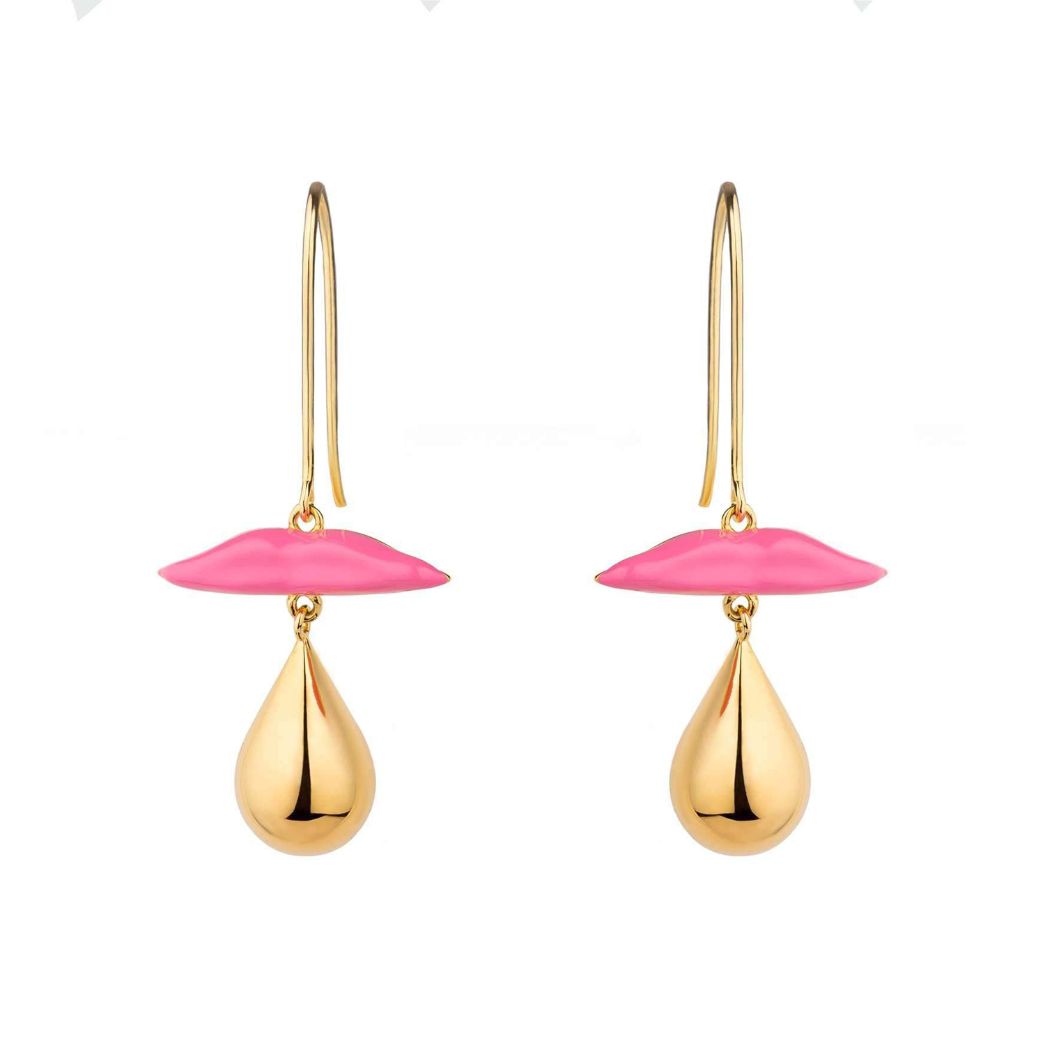 Pink Lips Earrings